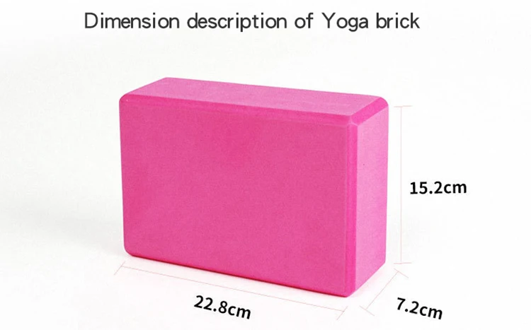 Lightweight Customized Logo Eco Friendly Fitness EVA Heart Yoga Block