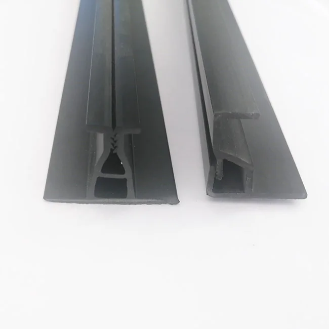 Soundproof plastic extrusion walling profiles pvc stretch edge frame fabric mounting track stretch wall fabric track