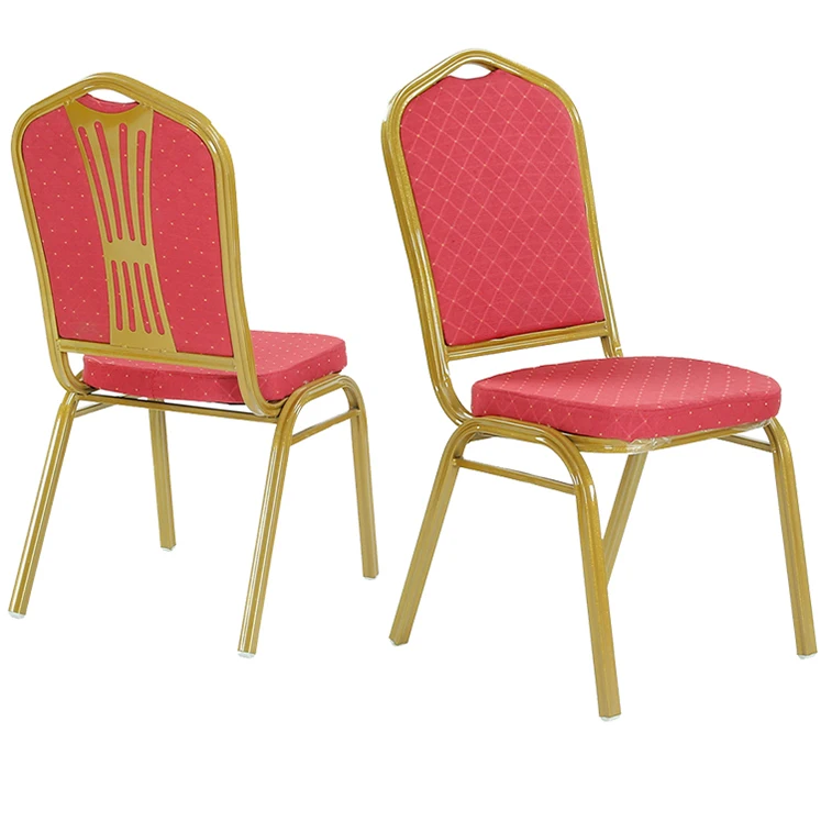 Event Chairs Wedding Luxury Chivari Chair With Cushion Chaise Et Table De Mariage Red Velvet Banquet Action Back Cheap Metal