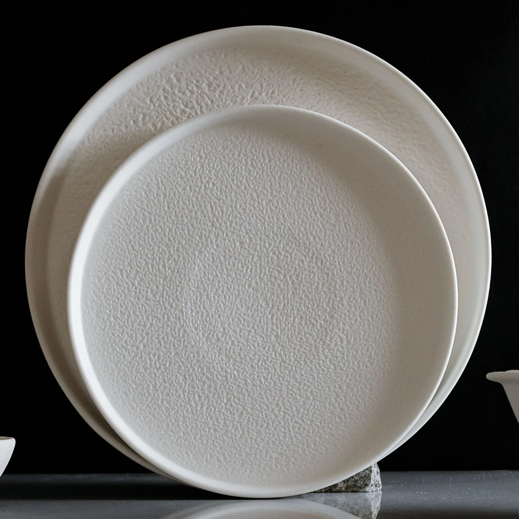 platos for restaurante assiettes Dishes & Plates Porcelain Dinnerware Flat Plate Steak Dish Crockery Restaurant White Dishes