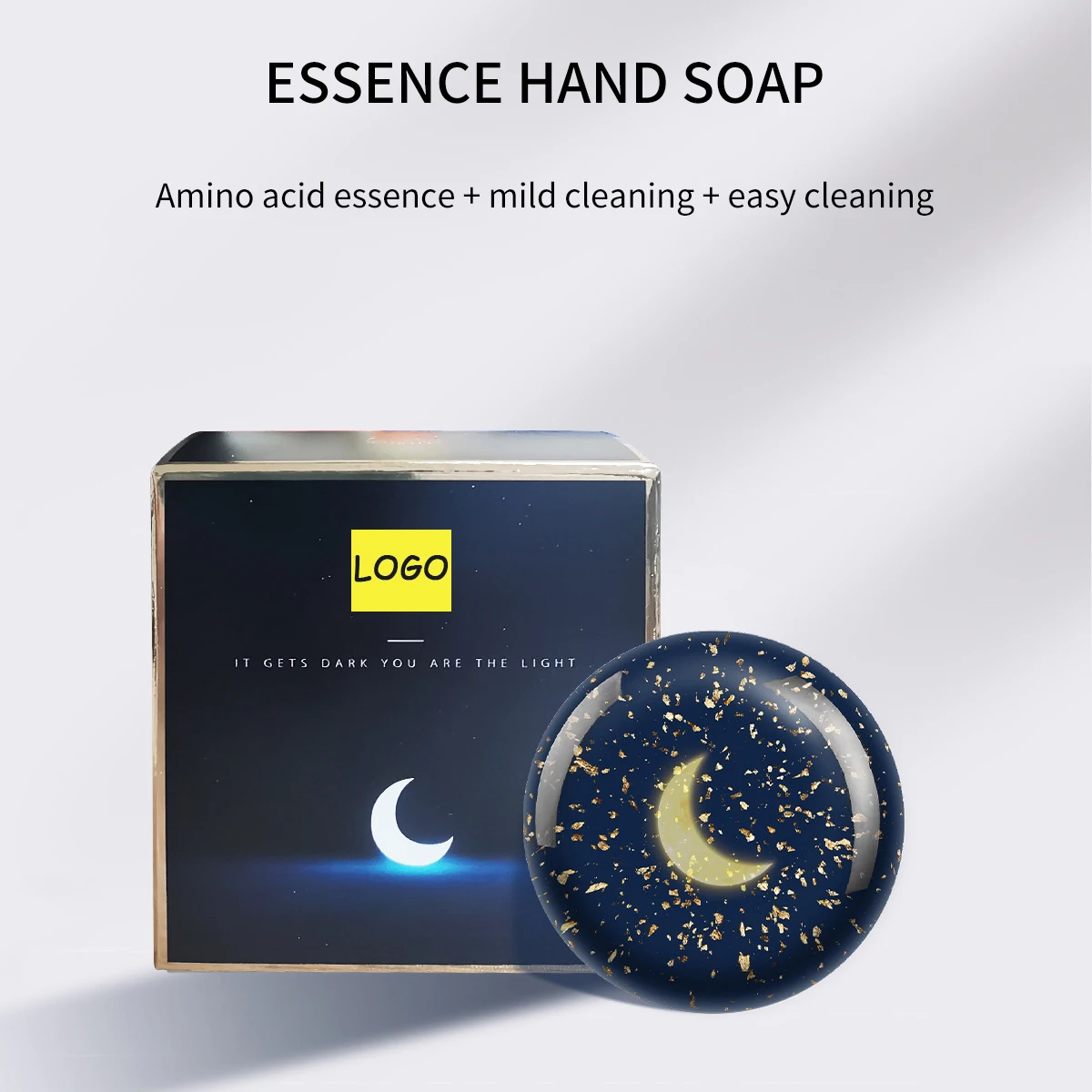 Amino Acid 24K Gold gold leaf Soap gold Foil Soap Activated Charcoal Whitening Beauty Soap