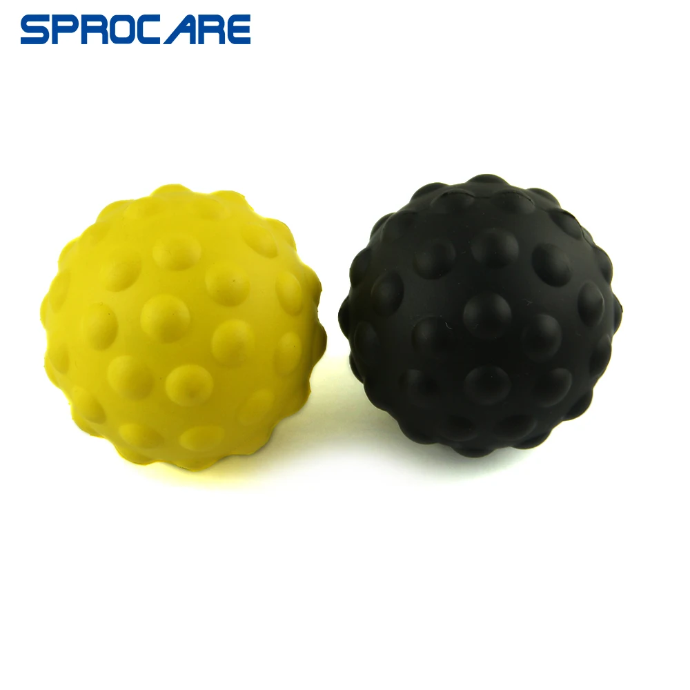 Mobility deep tissue spiky PU massage ball custom logo for foot hand&body massage,yoga equipment therapy tool wholesale