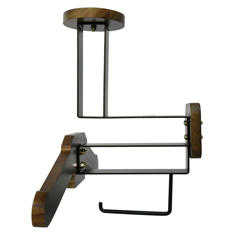 GAF Rack Wall Mount Display Wood Helmet Tactical Vest Hanger Hooks