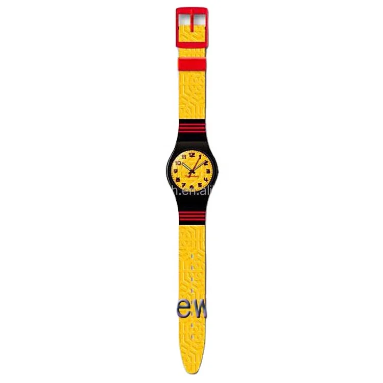 Colorful strap cheap custom watches