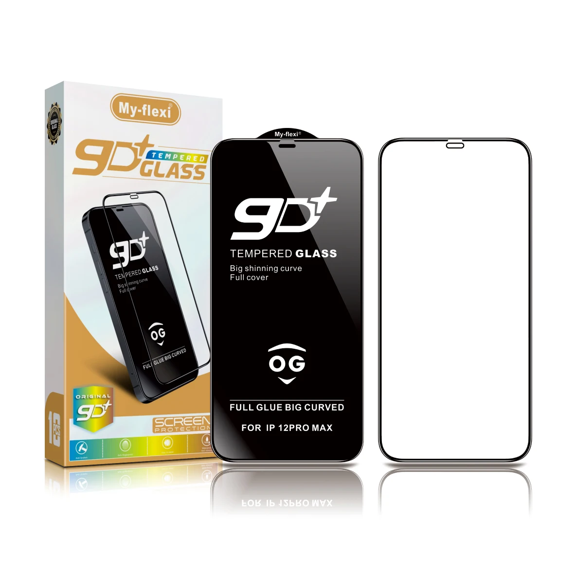 Горячая Распродажа Новинка 9D + большой изогнутый полный охват закаленное стекло Защита экрана для мобильного телефона Iphone серии 3D 4 часа 50