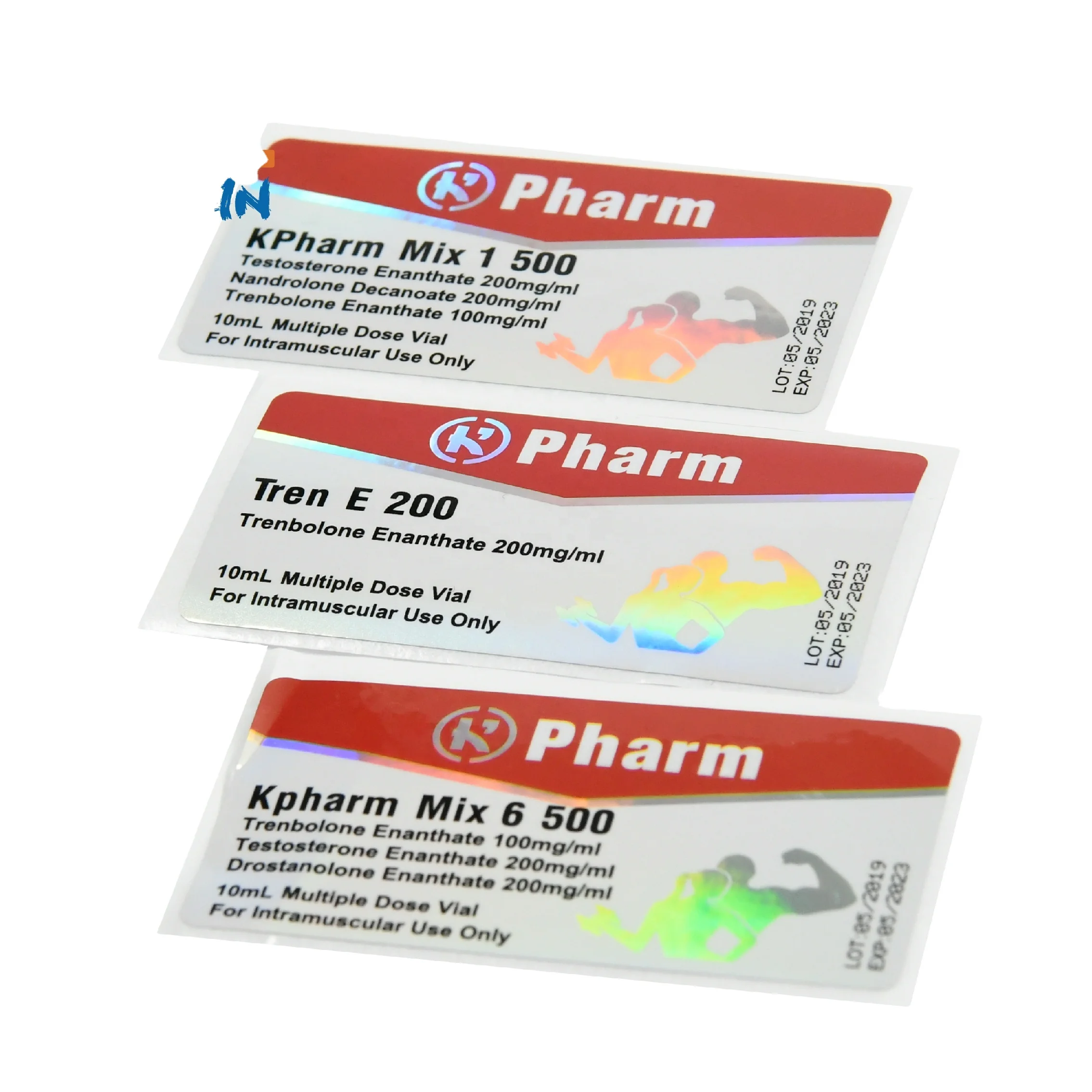 Brand name pharmaceutical oral INJECTABLE 10ml vial steroid label