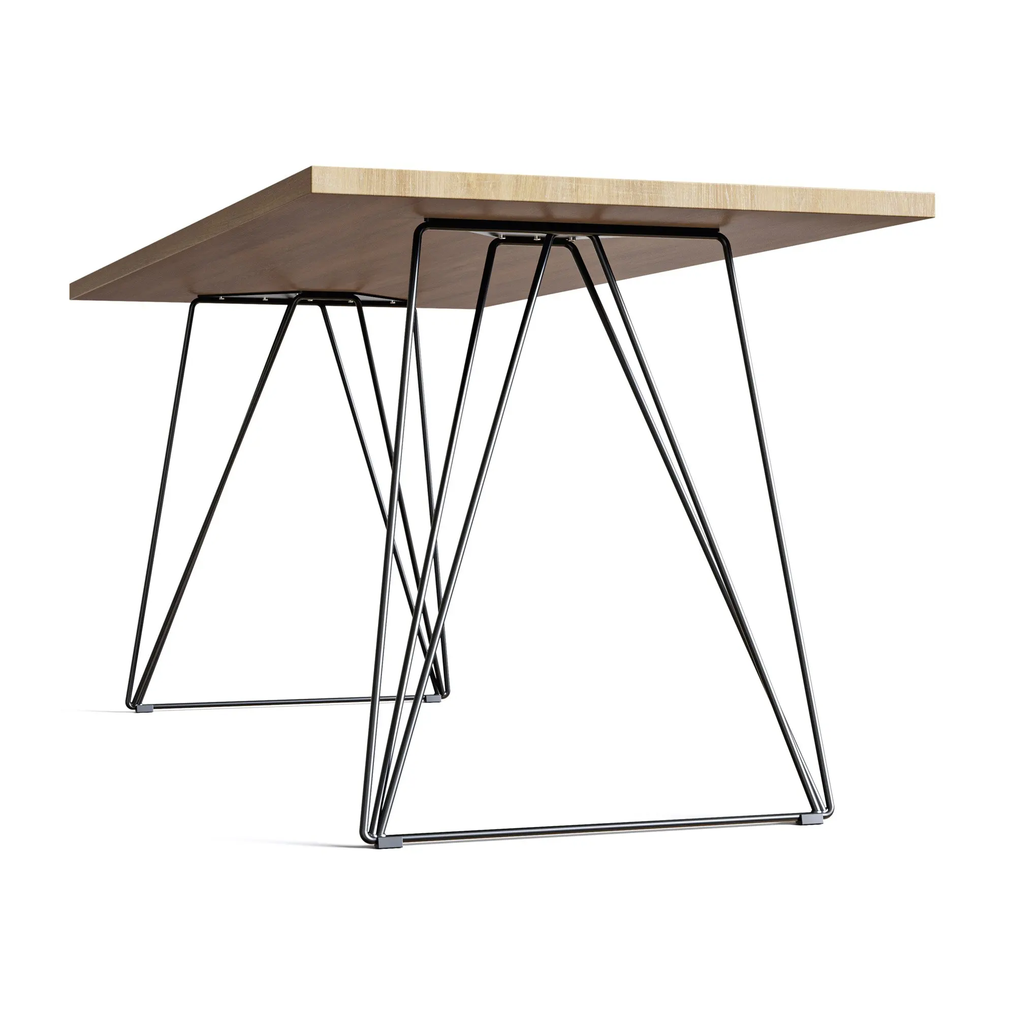 Amazon 2021 Minimalist Style Raw Steel Triangle Hairpin Legs For Coffee Dining Table Bench Durable Table Legs Furniture Base