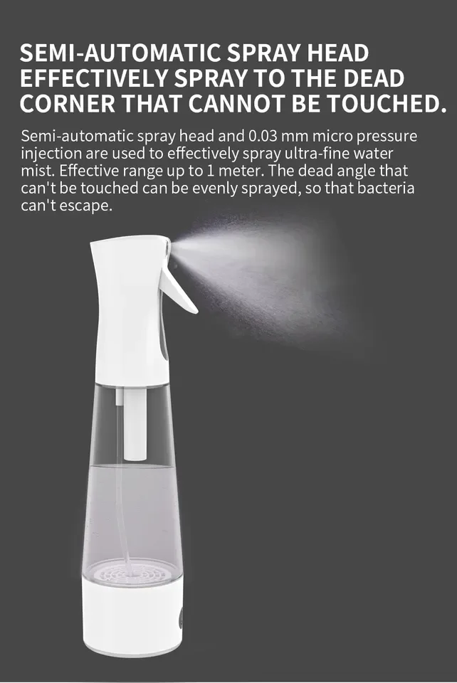 New Portable Low MOQ Trendy model 350ml Factory Cheapest Price Water Sodium Hypochlorite Generator