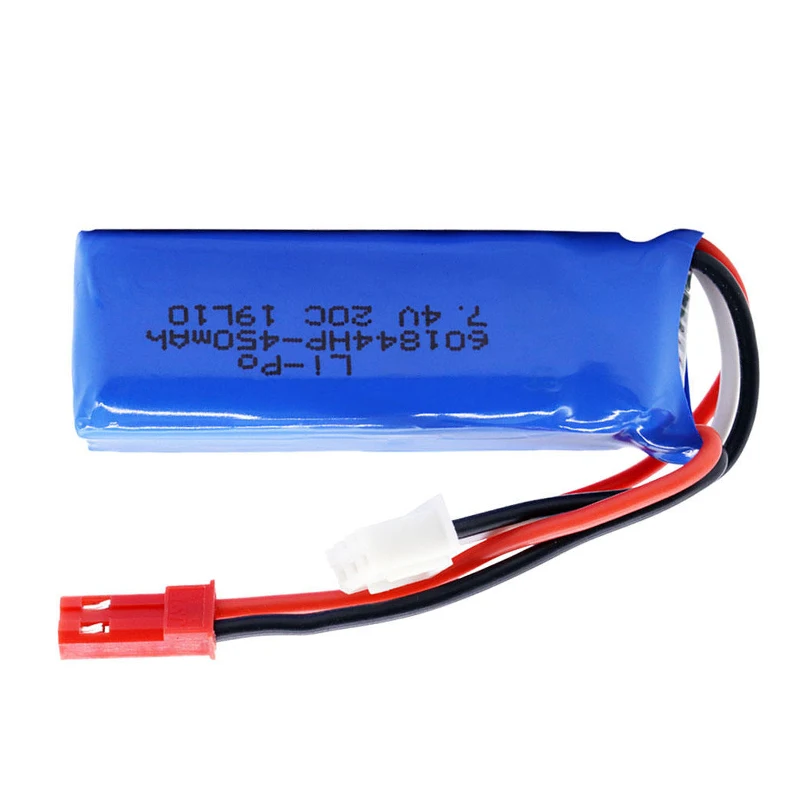 Wholesale 601844 2S 7.4V 20C 450mAh 500mAh Rechargeable Lipo Batteries RC Lithium Ion Battery For RC Racing Car