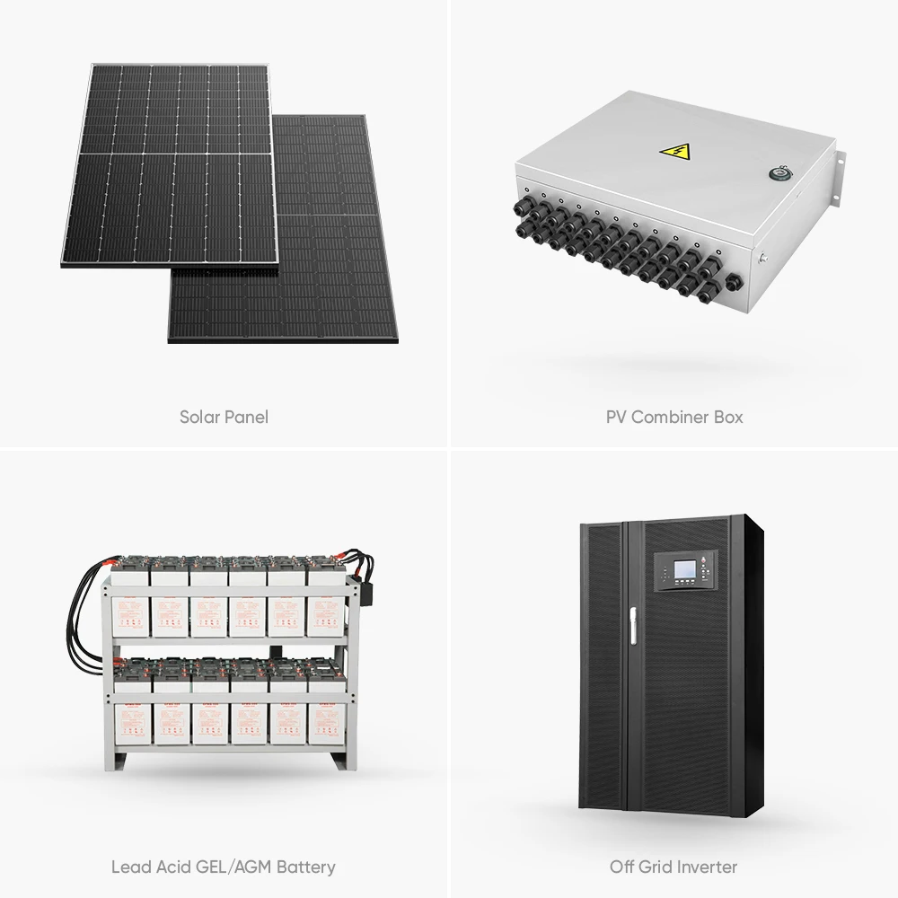 Sunevo High Voltage Off Grid Solar System 30Kw 40Kw 50Kw Free Shipping Complete Kits Price