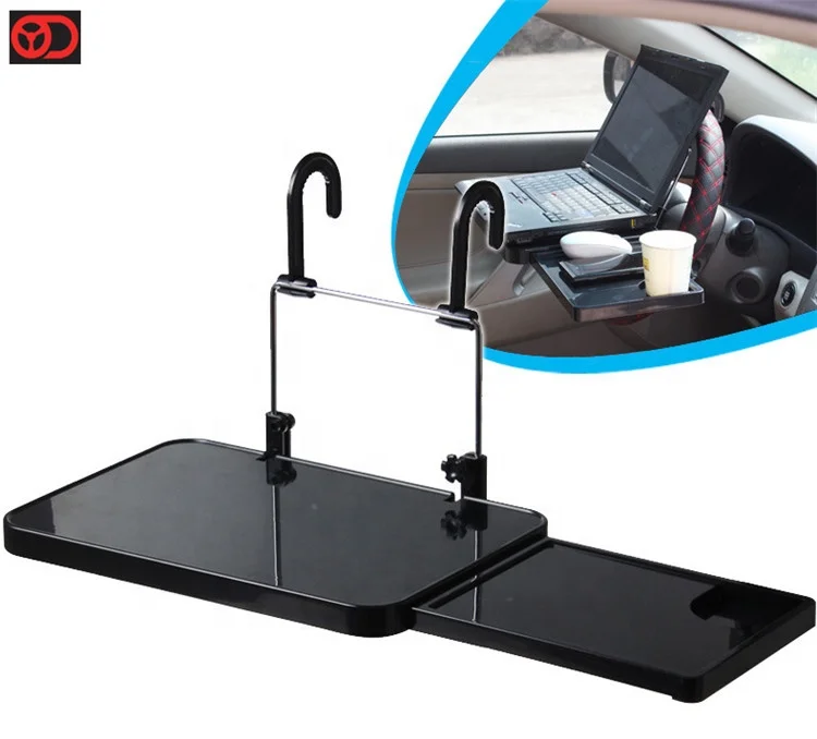  2021 Universal Laptop Ipad Car food table Food eating hook on steering Wheel car tray for