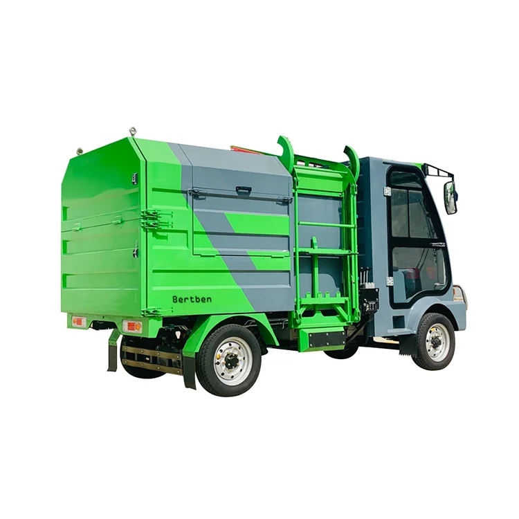 China Mini-Duty Hook lift Hydraulic System Electric Garbage Truck