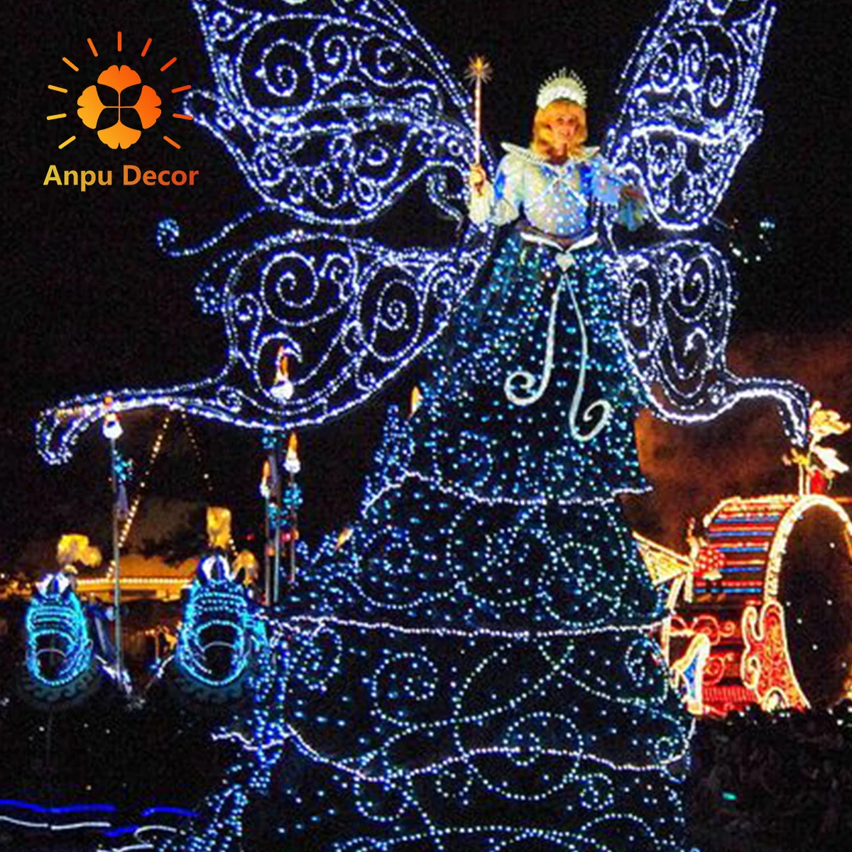 ANPU Decor Commercial Shopping Mall Creative Large Festival Street Decorative Outdoor Christmas Tree (Xmas)
