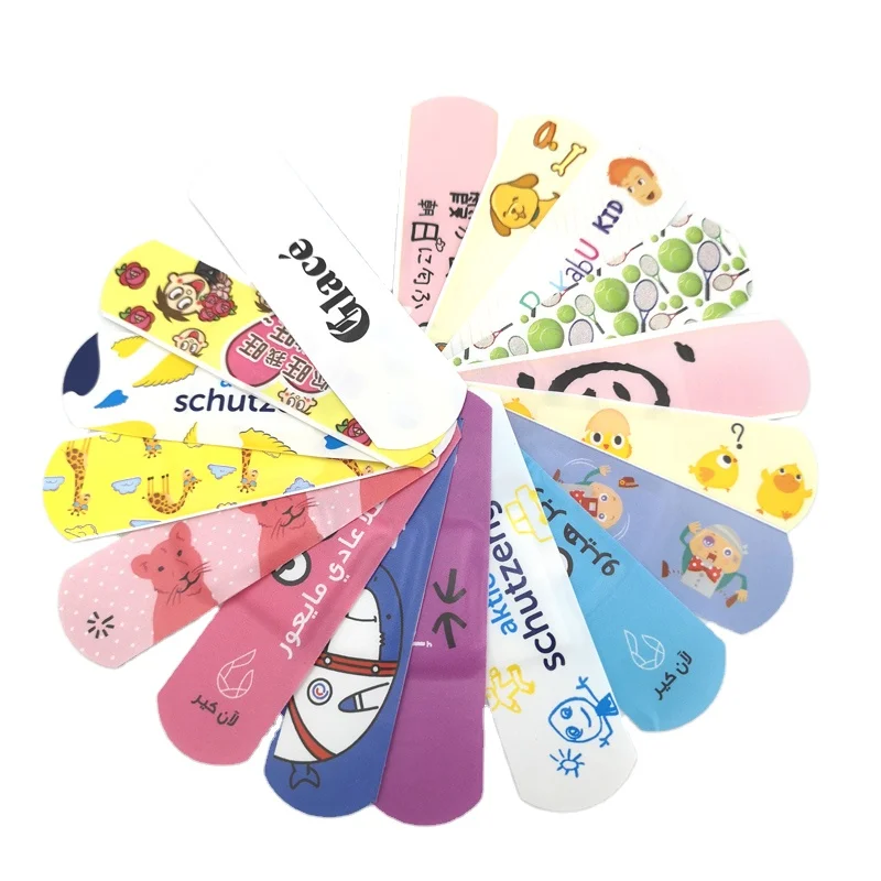 YD-1021  Waterproof Bandaid Medical Health Cartoon For Kids Finger Bandage