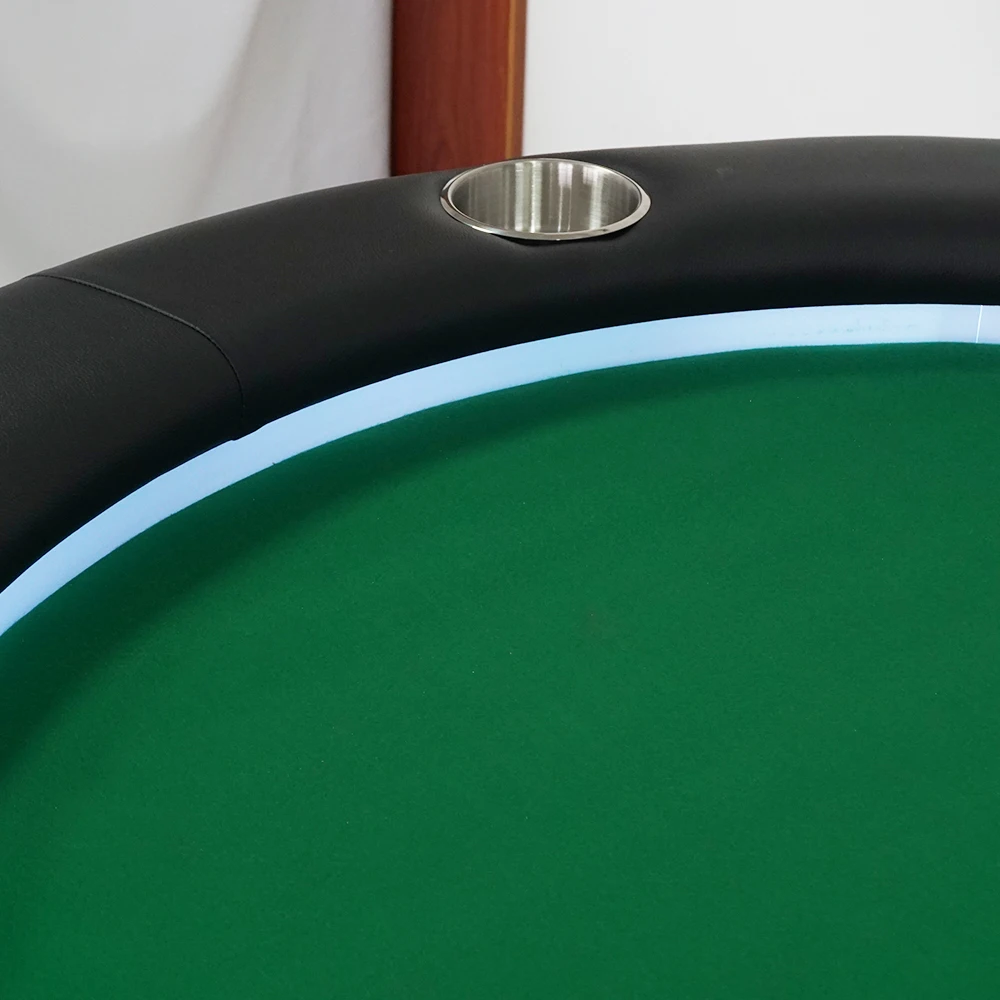 Professional custom solid wood green tablecloth blackjack casino table other poker board game gambling table