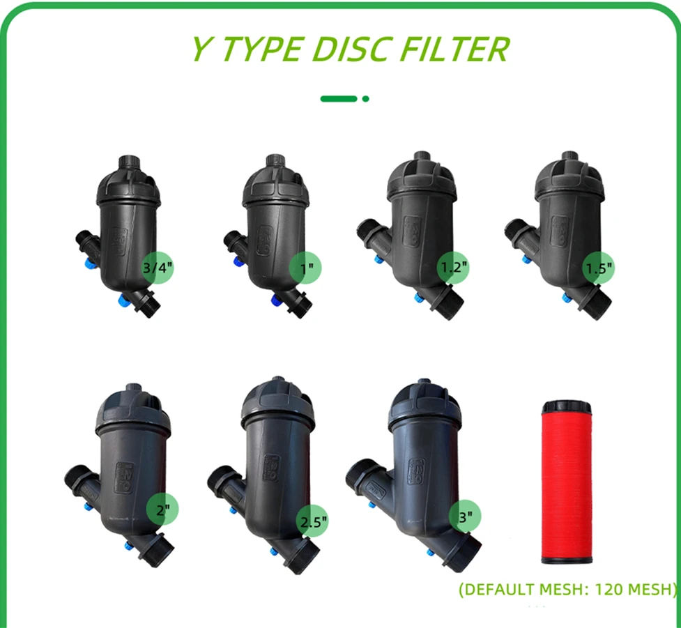 Farm Water Filters Greenhouse Drip Irrigation Plastic Mesh Filter For Drip Irrigation