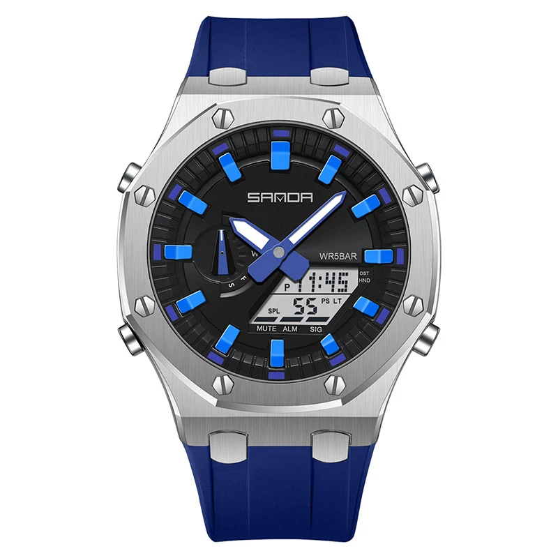 CW-361 OEM accept quartz analog silicone strap ladies wrist watches waterproof sports watch