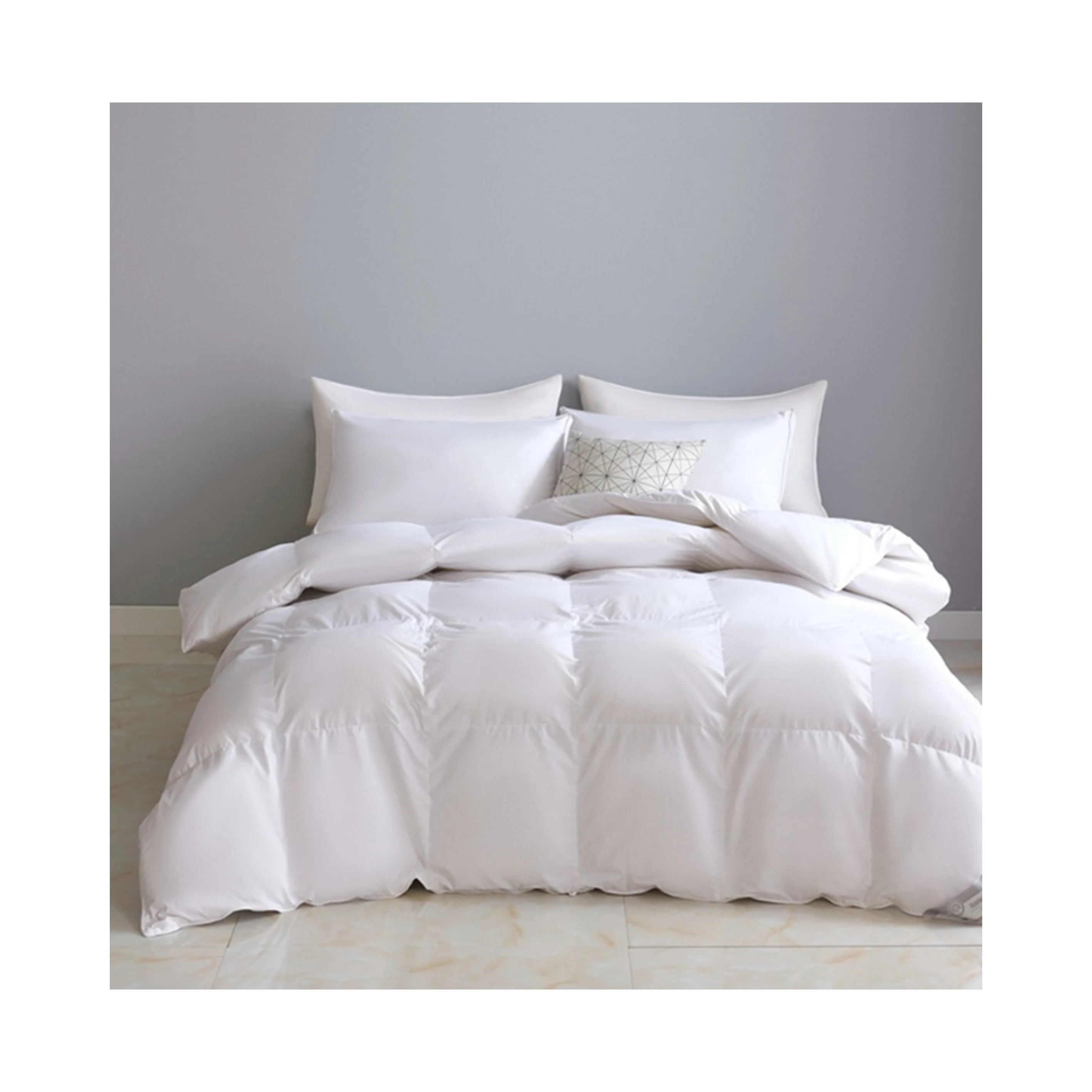 Factory Direct Price Durable Bed Duvet Comforter Handmade White King Size Support Customized ODM OEM