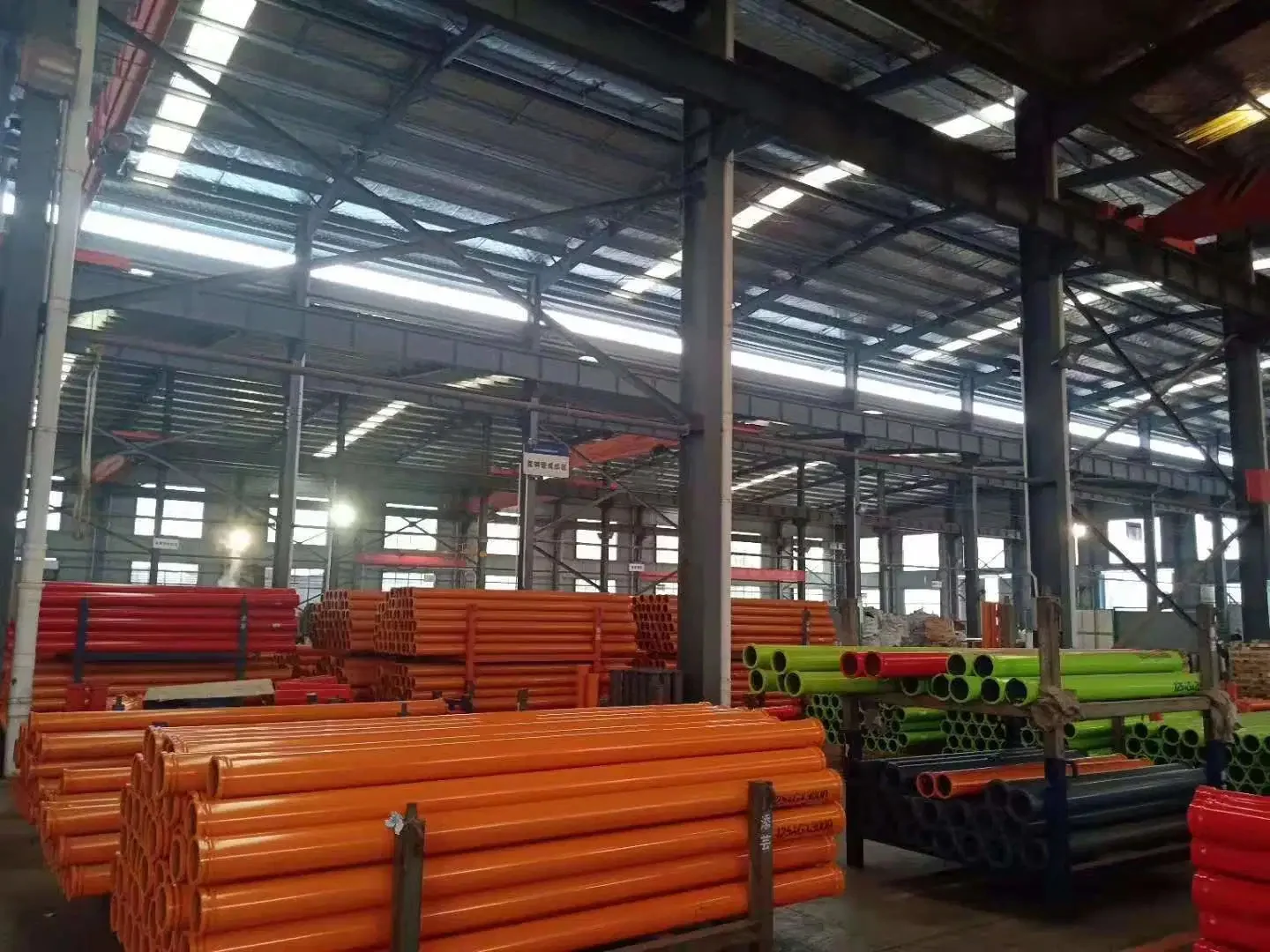 4m*4.5mm Concrete Pump Boom Pipe  ground pump pipes 30m3 ST52 DN125 concrete peristaltic pump