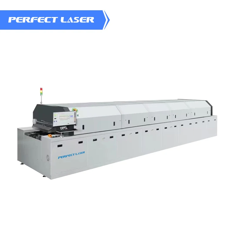 Perfect Laser  High-Precision Fast Speed Full Automatic PCB Process SMT Lead Free Nitrogen Vacuum Reflow Oven Soldering Machine
