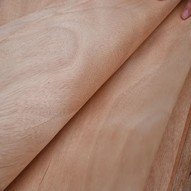 Wholesale Rotary cut 0.17mm-0.25mm/0.3mm  Kuring/Gurjan/EV white recon/PLB/PA/PQ/okoume/CAL Wood veneer plank