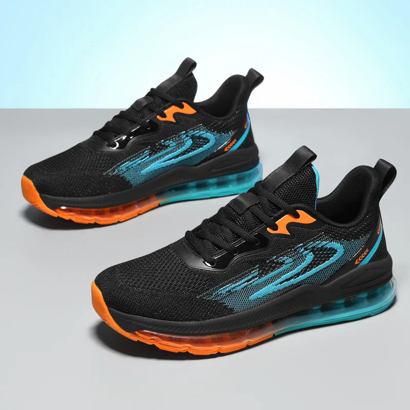 Large Size New Cushioning Rebound Lightweight Running Shoes Spring Summer Mesh Breathable Casual Shoes Wholesale