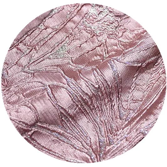 embossed metallic lines shapes design jacquard fabric for coat/jacket fabric