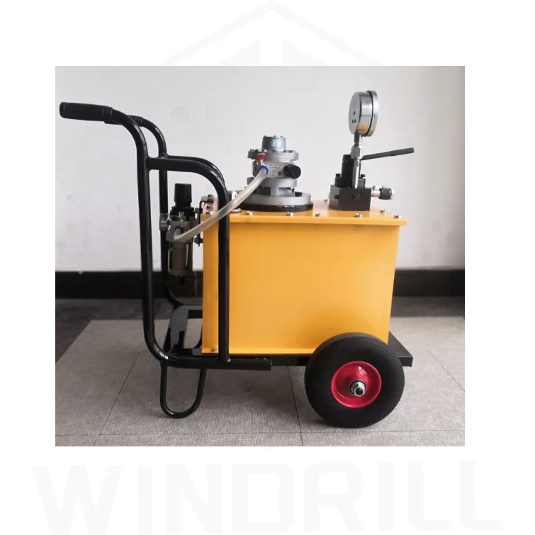 Hydraulic demolition tools with air motor Pneumatic hydarulisc quarrying stone break machine