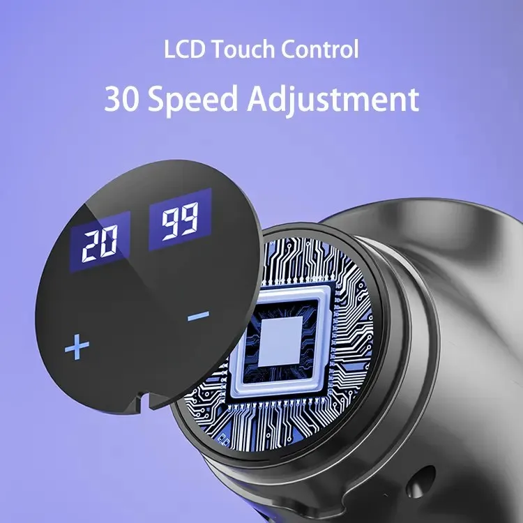 2024 Professional 30Speed Body Deep Tissue Percussion Vibration Muscle Massage Gun