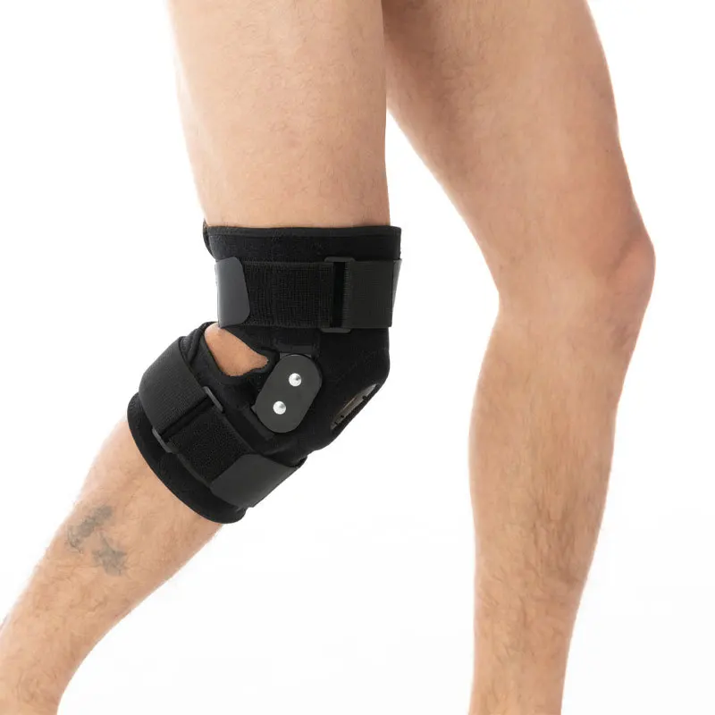 wholesale  support knee pads anti-collision stainless steel bracket leg pads suitable for mountaineering fitness sports