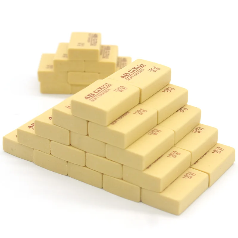 Оптовая продажа, резиновый ластик 4B, школьный художественный карандаш для рисования, ластик для детей