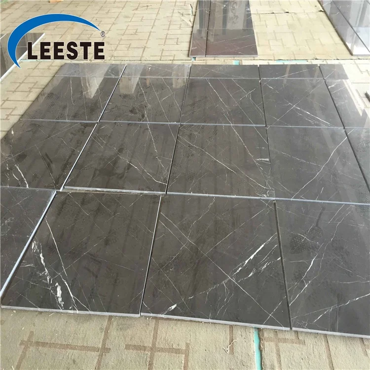 Hot sell Pietra gray grigio armani grey color marble tile wall panel black white vein dark grey polished marble stone slab