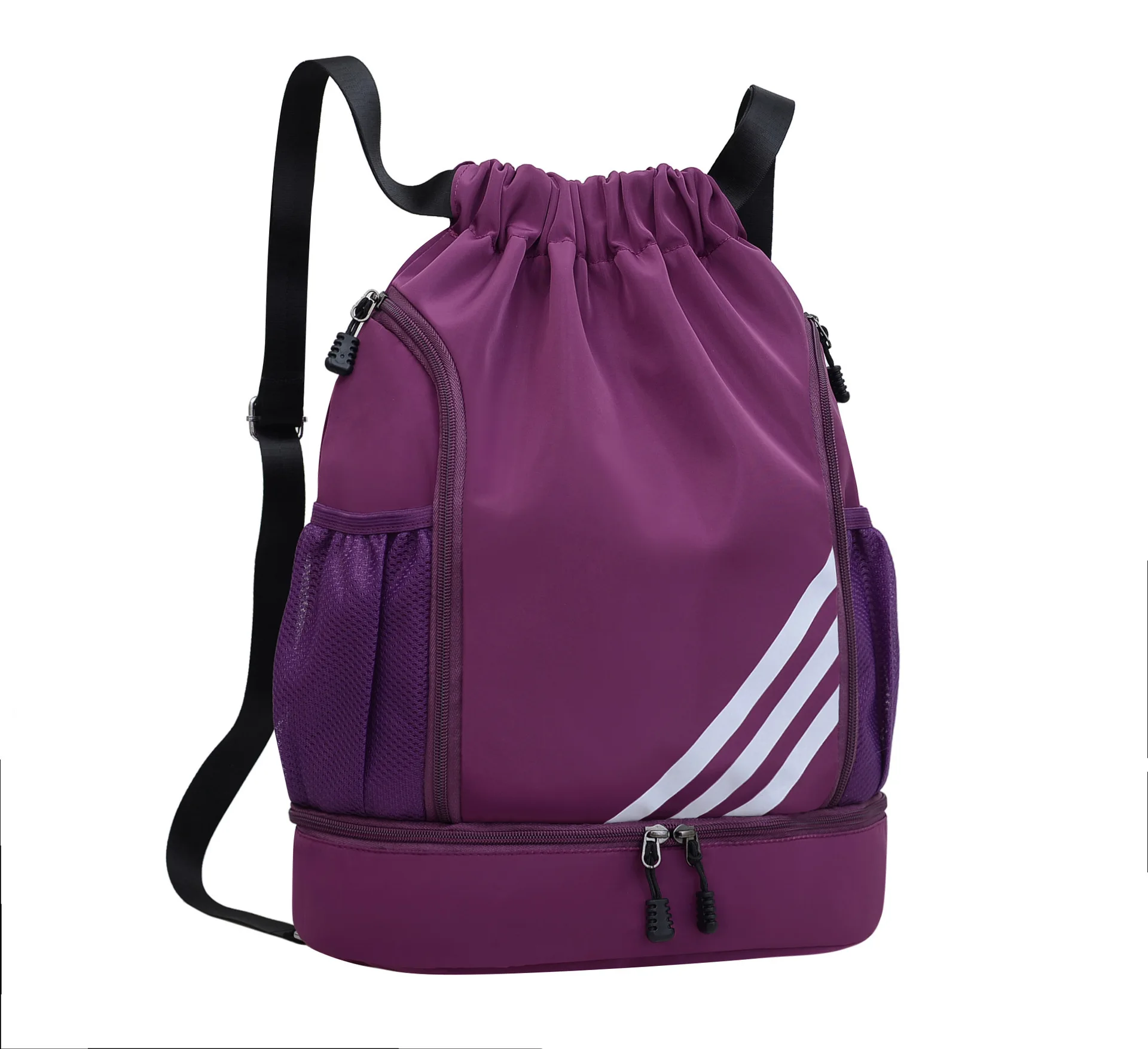 2024 Customizable High-Capacity Bundled Basketball Bag Solid Color Outdoor Backpacking Basketball BackPacks