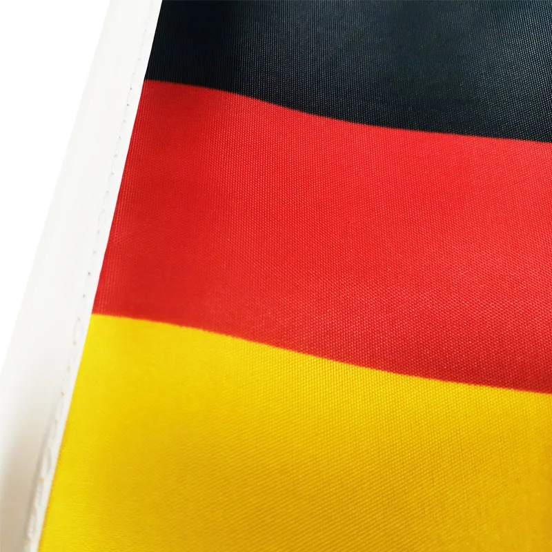 Manufacturer Cheap Price German American Table flag Custom All Countries Desk Stand Table Top Flags with Pole and Pole Holder