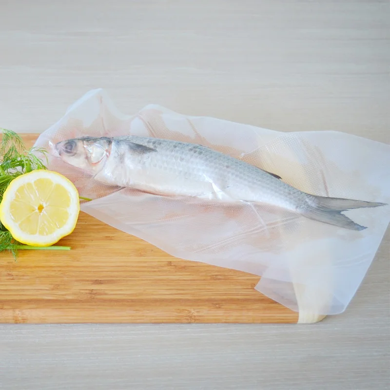 Airbaker Custom Printed High Quality Food Packing Biodegradable Co-extrusion Film Vacuum Seal Plastic Food Bags