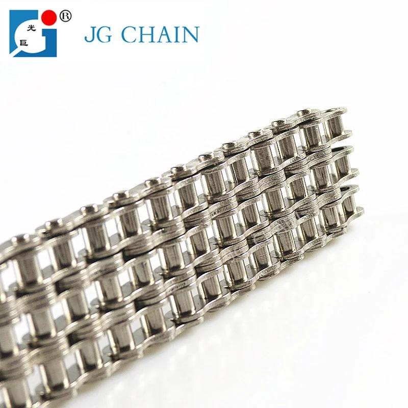 Standard 12A Stainless Steel Triplex three-row industrial chain