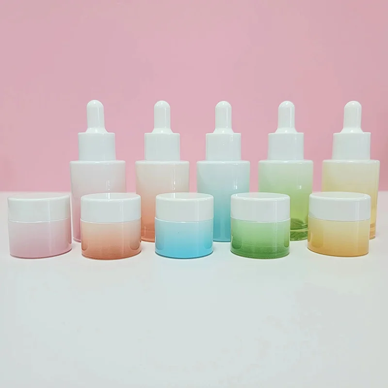 envases de vidrio con gotero 15ml 30 ml 50ml bouteilles en verre cosmtique glass dropper serum bottle for cosmetic packaging