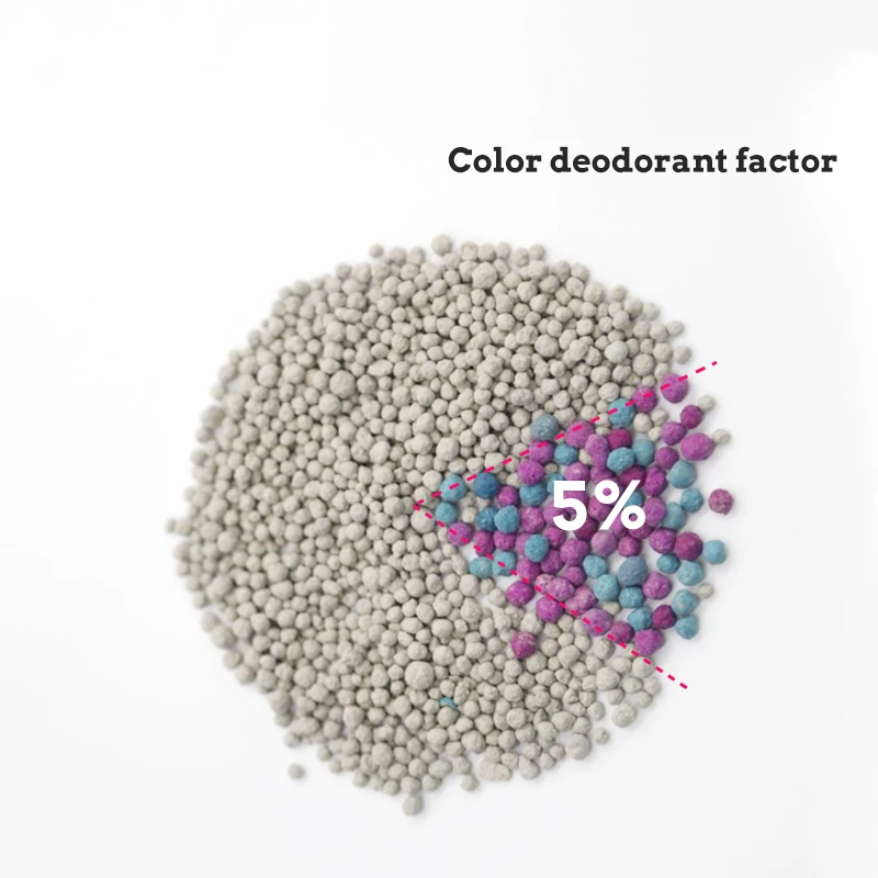 High quality natural cat litter convenient storage customized scent deodorant agglomerated bentonite cat litter
