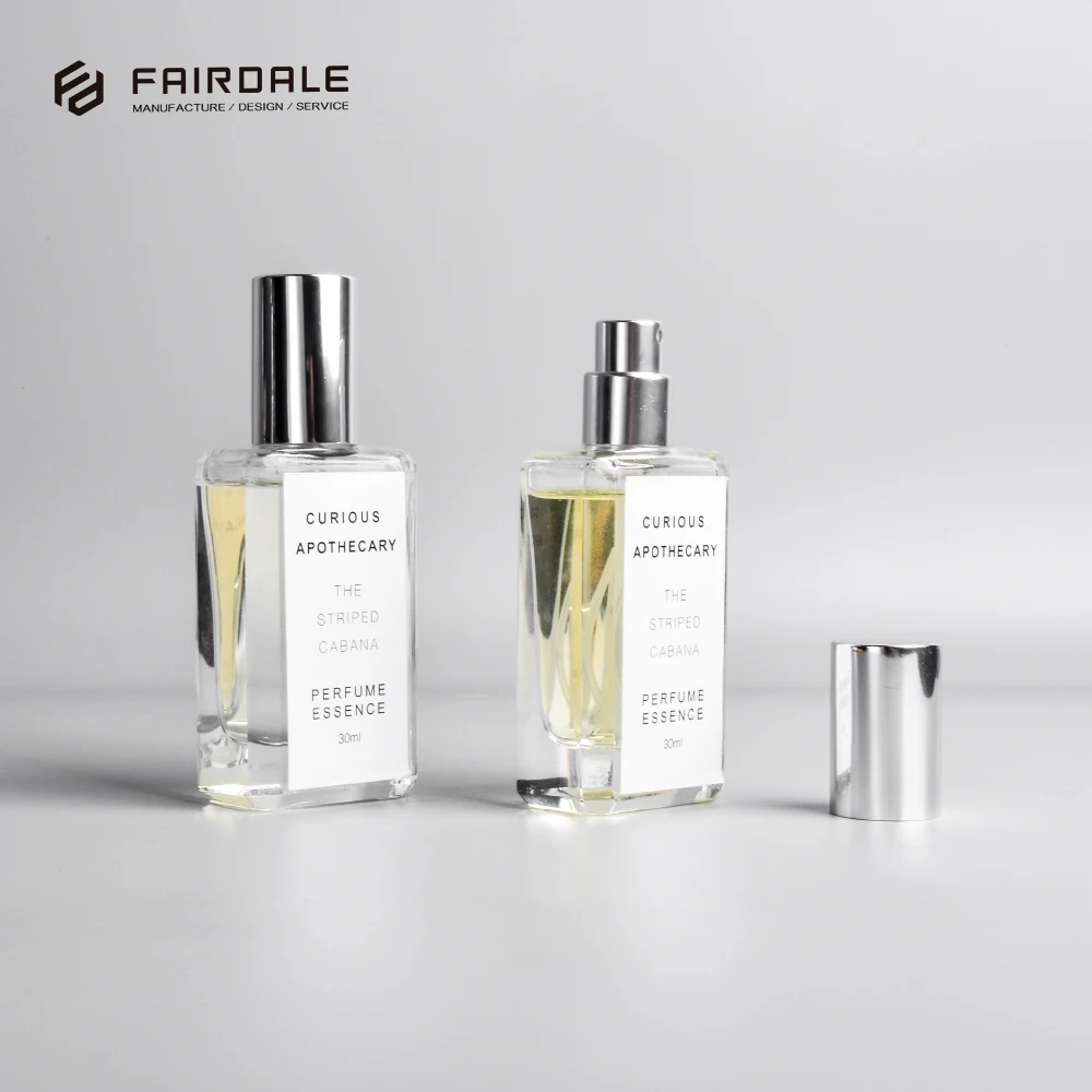 Fairdale Custom Luxury 30 мл 100 50 пустая стеклянная квадратная парфюмерная бутылка