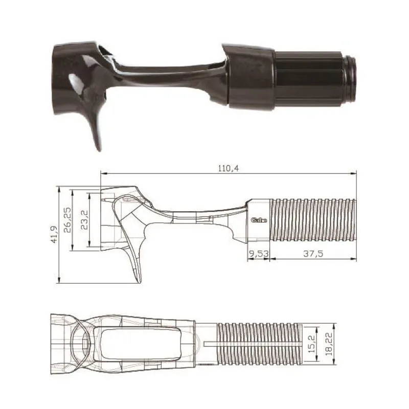 MOC plastid/carbon fiber bc reel seat DIY casting fishing rod building fishing reelseat graphite  customizable