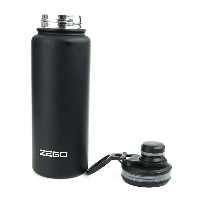 Custom reusable 24 hour hot cold sport 40 oz metal thermos drinking insulated double wall vacuum stainless steel water bottle