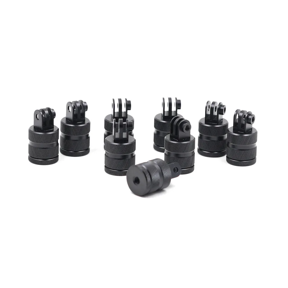 Высокоточный CNC алюминиевый сплав 360 градусов вращающаяся плата адаптер для крепления камеры для go pro 8 6 7