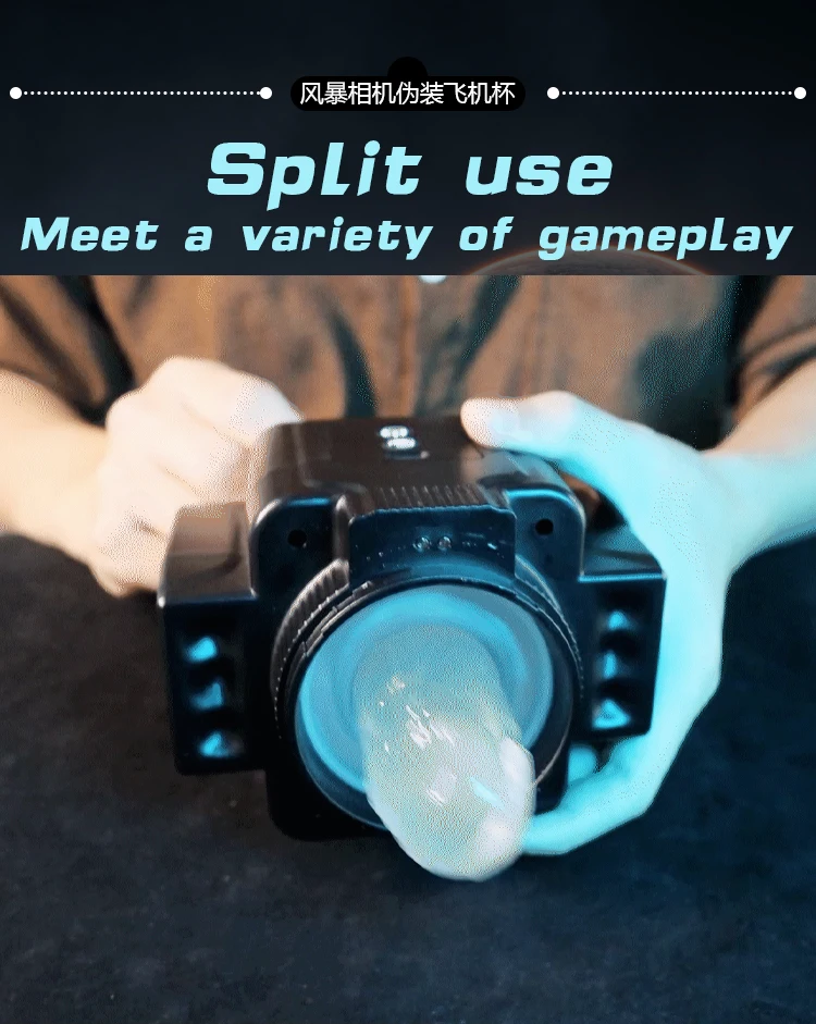 SLR Camera Shaped Stroker for Men with 7 Thrusting Rotating Automatic Male Masturbator Electric Pocket Pussy saxy toys for men