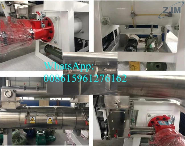 CE 3-5t/h wet type corn /soybean / bran/ compound feed extruder, corn starch extruder soybean extruding machine