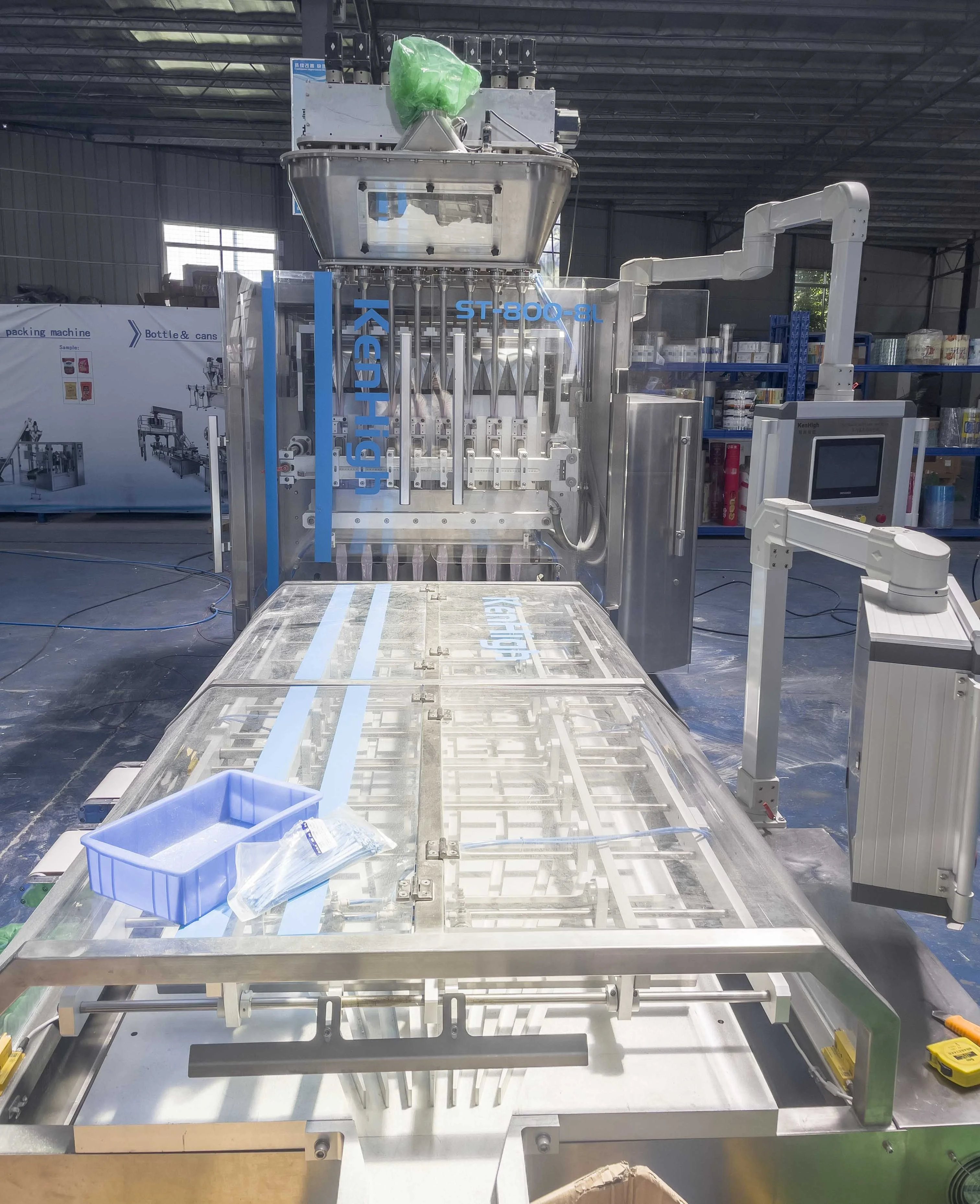 Servo Driven Automatic 6/8/10/12 Lane Granular Xylitol Yeast Stick High Speed Multi-lane Packaging Machine