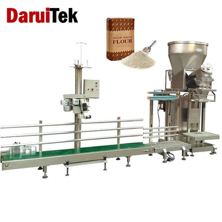 Factory Outlet High Accuracy 20kg to 50kg Multi function Bean Grain Nut Food Weighing Packing Machine