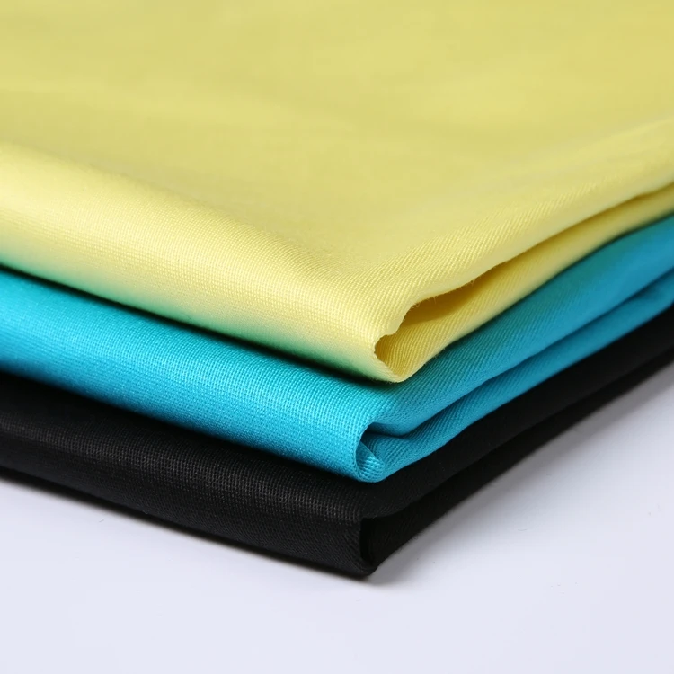 Factory Excellent Custom Color Cotton Spandex Blend Fabric Soft Clothes Stretch Fine Twill Cheap Durable