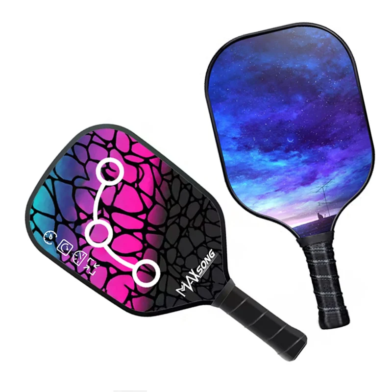 Hot Sale China Factory Directly 2023 USAPA 16mm Toray T700 Carbon Fiber Friction Skin Pickleball Paddle