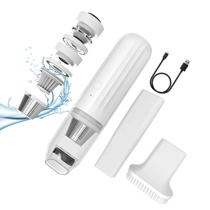 portable mini cordless handheld car vacuum cleaners blower 2 in 1 air duster for car care & cleanings