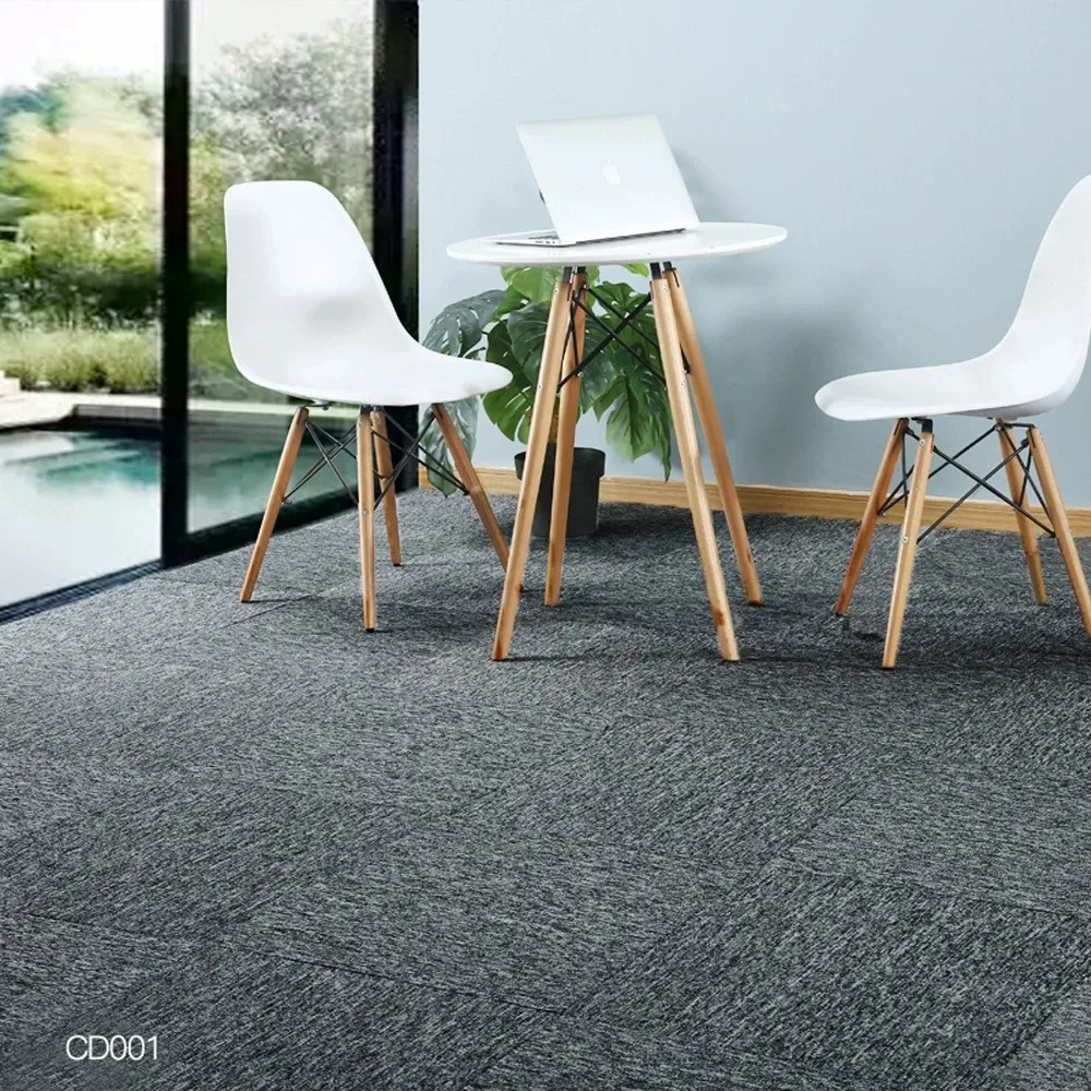 Affordable  China Floor Removable Office 50*50 Square Carpet Tiles Eco-friendly carpet